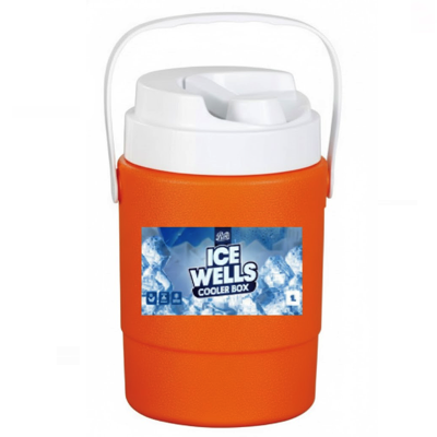 River ICE WELLS 1L Beverage Cooler Jug ORANGE